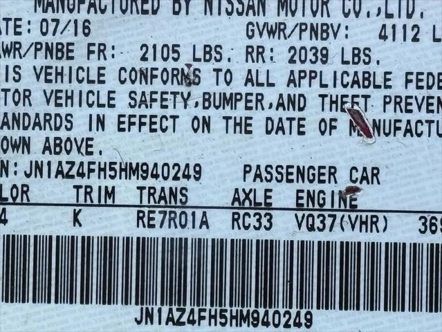 2017 Nissan 370Z Touring Sport