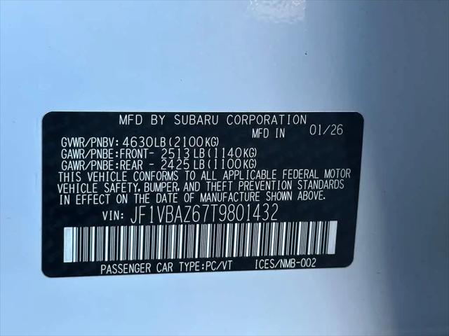 2026 Subaru WRX tS