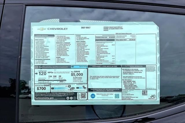 2027 Chevrolet Bolt LT FWD