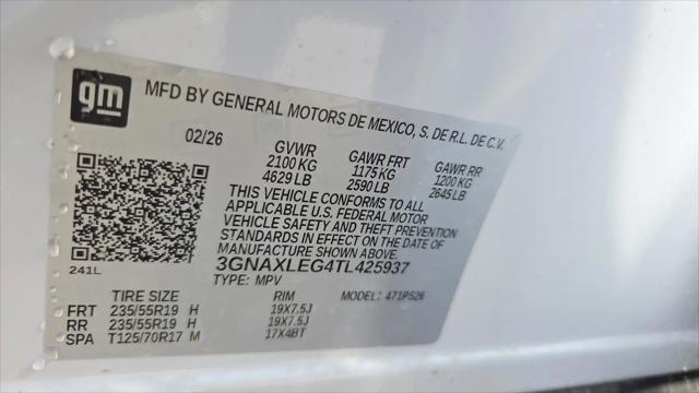 2026 Chevrolet Equinox FWD RS