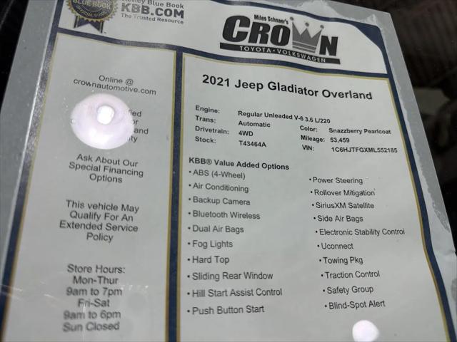 2021 Jeep Gladiator Overland