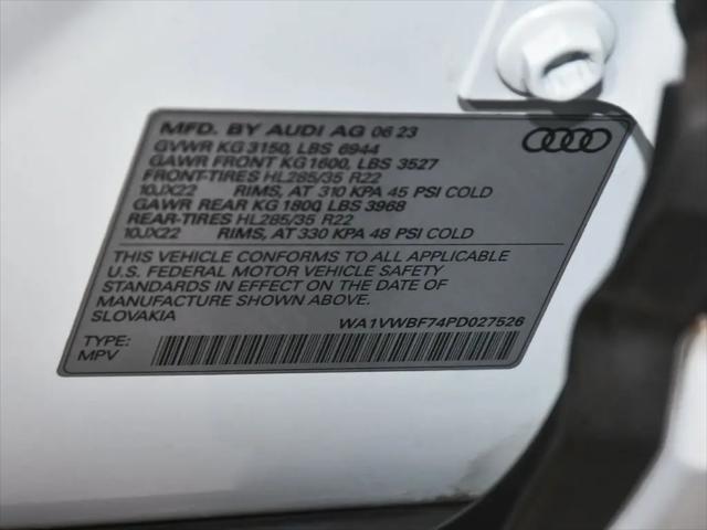 2023 Audi SQ7 Prestige TFSI quattro Tiptronic