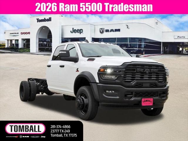 2026 RAM Ram 5500 Chassis Cab RAM 5500 TRADESMAN CHASSIS CREW CAB 4X4 84 CA