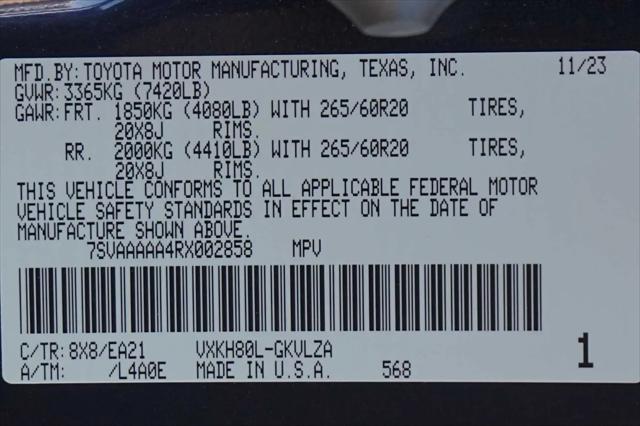 2024 Toyota Sequoia Limited