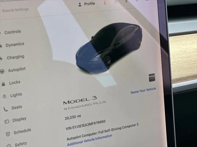 2021 Tesla Model 3 Standard Range Plus Rear-Wheel Drive