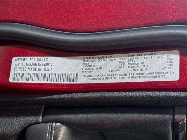 2022 Jeep Grand Cherokee L Altitude 4x2