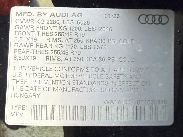 2026 Audi Q3 TFSI quattro S tronic