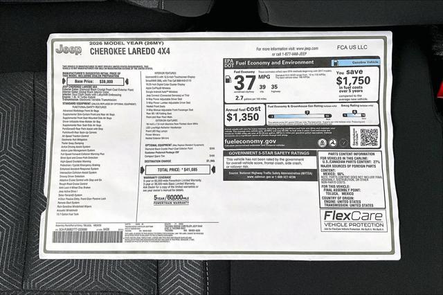 2026 Jeep Cherokee Laredo 4x4