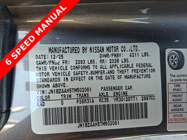 2026 Nissan Z Sport Manual