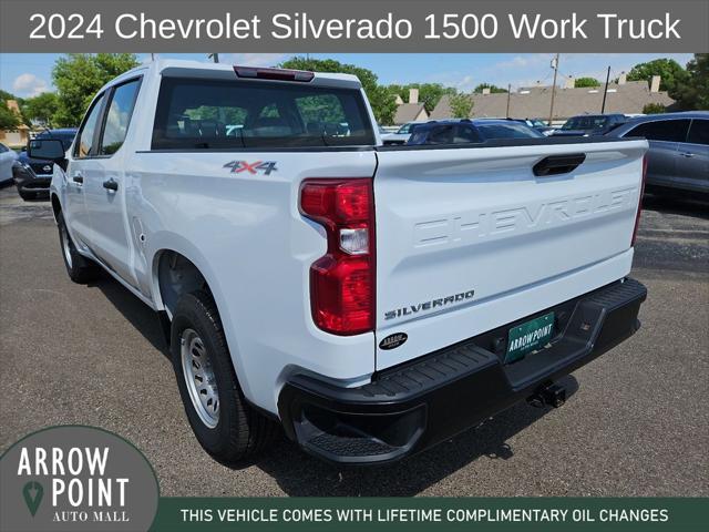 2024 Chevrolet Silverado 1500 4WD Crew Cab Short Bed WT