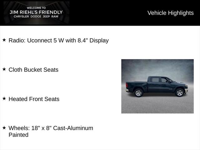 2026 RAM 1500 RAM 1500 BIG HORN CREW CAB 4X4 57 BOX