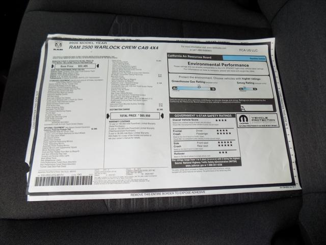 2026 Ram 2500 Warlock Crew Cab 4x4 6'4" Box