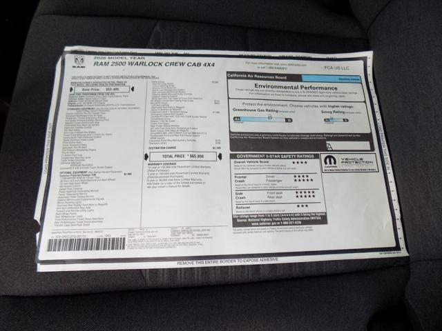 2026 Ram 2500 Warlock Crew Cab 4x4 64 Box