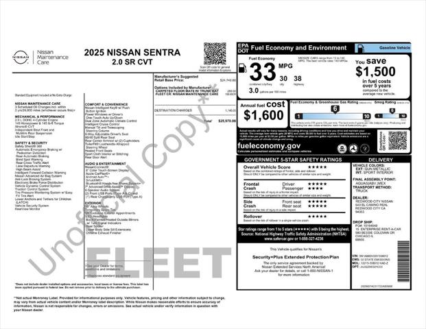 2025 Nissan Sentra SR 2025 Nissan Sentra SR
