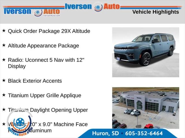 2026 Wagoneer Grand Wagoneer L GRAND WAGONEER L LIMITED ALTITUDE 4X4