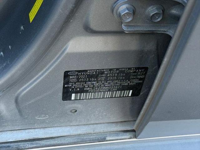 2021 Hyundai Sonata Blue