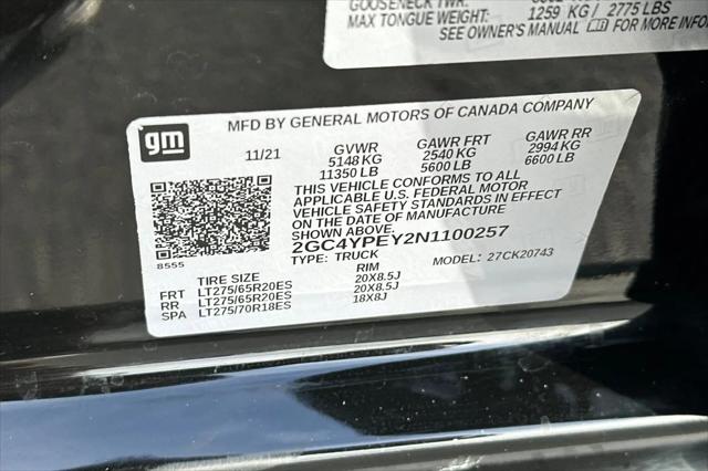 2022 Chevrolet Silverado 2500HD 4WD Crew Cab Standard Bed LTZ