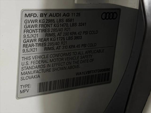 2026 Audi Q7 Premium Plus TFSI quattro tiptronic