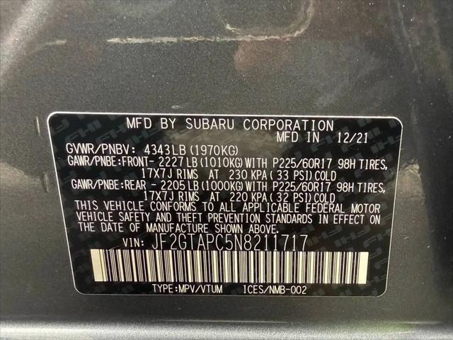2022 Subaru Crosstrek Premium