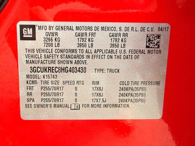 2017 Chevrolet Silverado 1500 1LT