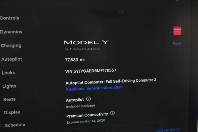 2021 Tesla Model Y Standard Range Rear-Wheel Drive