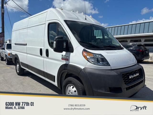 2021 Ram ProMaster 2500 Cargo Van High Roof 159" WB for sale in Miami, FL