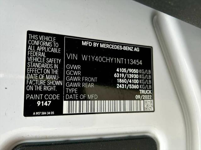 2022 Mercedes-Benz Sprinter 2500 High Roof I4