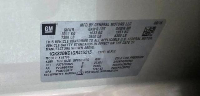 2016 GMC Yukon SLT