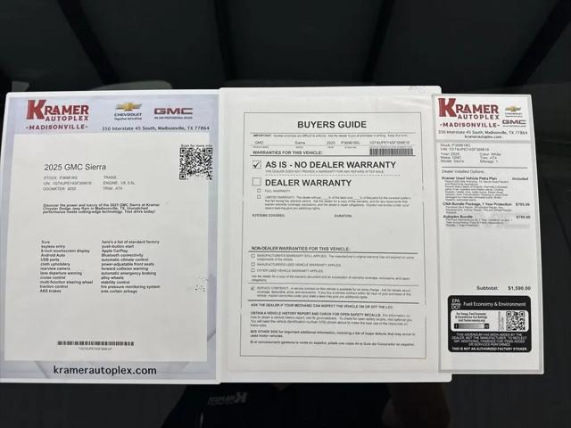 2025 GMC Sierra 2500HD 4WD Crew Cab Standard Bed AT4