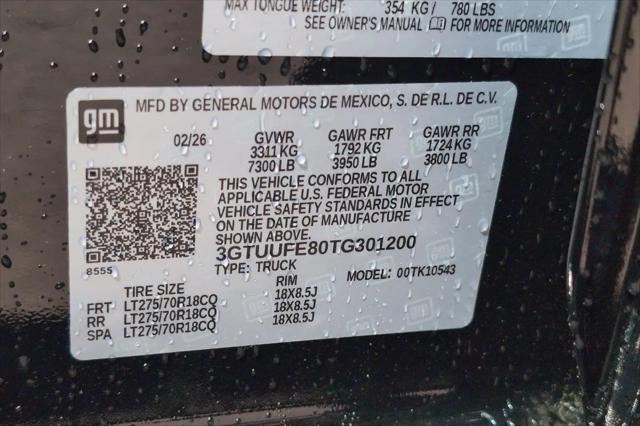2026 GMC Sierra 1500 Crew Cab, Short Bed, AT4X, 4WD