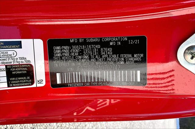 2022 Subaru BRZ Premium