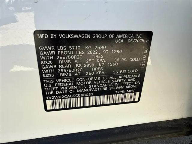 2025 Volkswagen Atlas 2.0T SE w/Technology