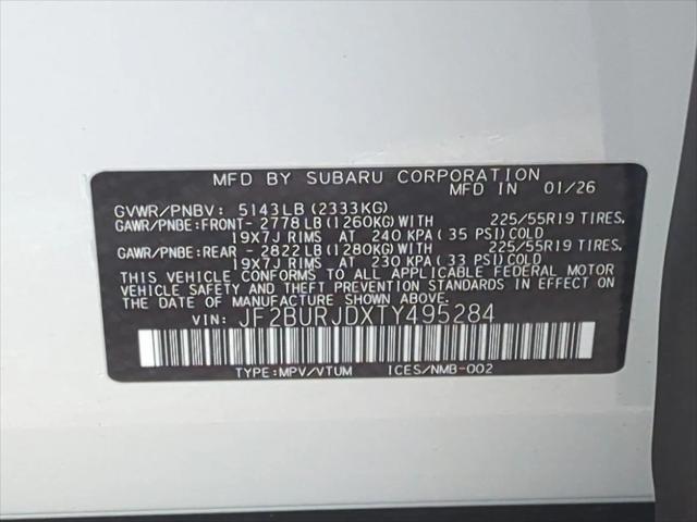 2026 Subaru Outback Touring XT