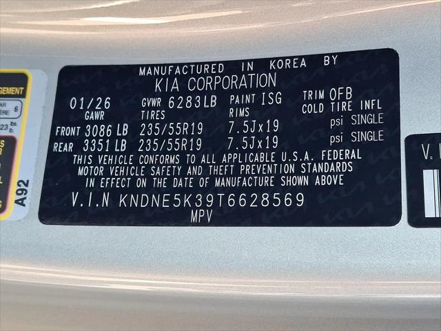 2026 Kia Carnival MPV SX