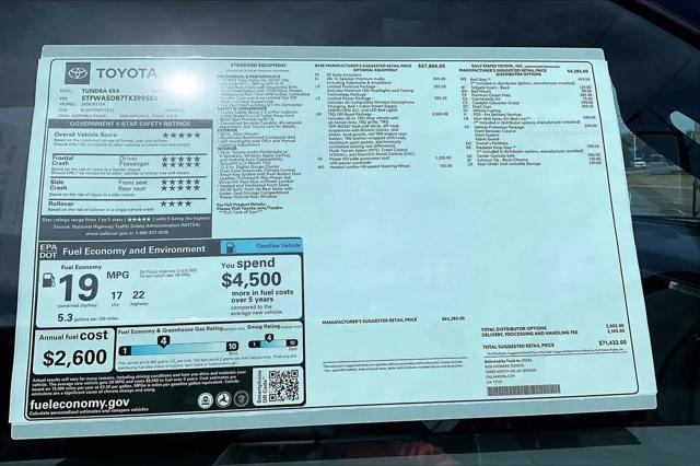 2026 Toyota Tundra Limited CrewMax 5.5' Bed