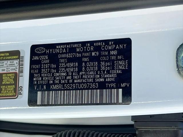 2026 Hyundai Palisade SEL 7P
