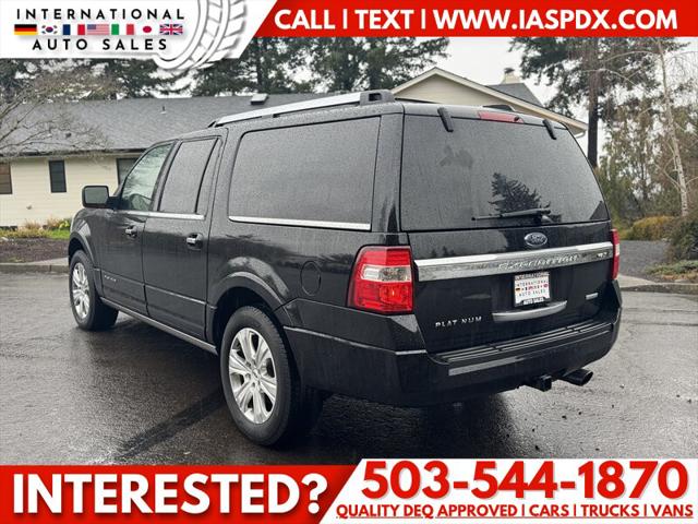 2017 Ford Expedition EL Platinum