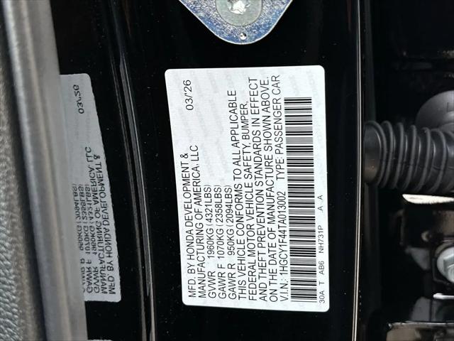 2026 Honda Accord Sedan SE