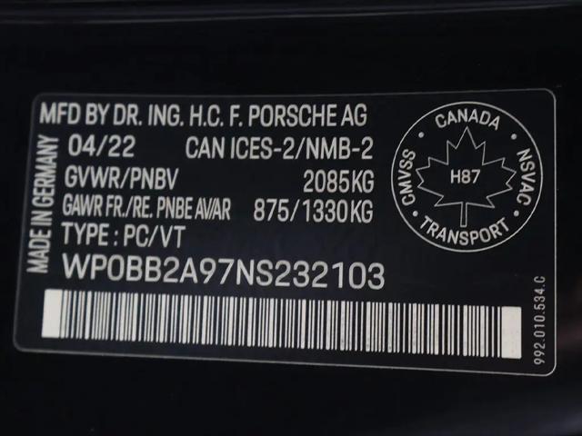 2022 Porsche 911 Targa 4S