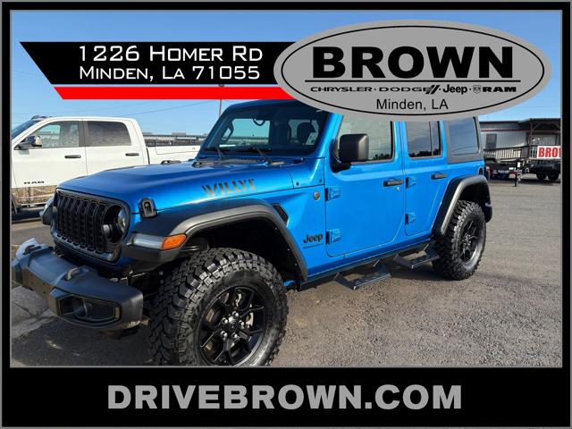 2024 Jeep Wrangler 4-Door Willys 4x4 for sale in Minden, LA