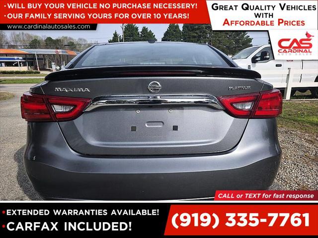 2016 Nissan Maxima 3.5 Platinum