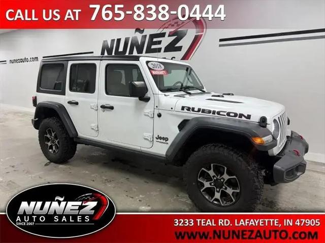 2018 Jeep Wrangler Unlimited Rubicon 4x4 for sale in Lafayette, IN