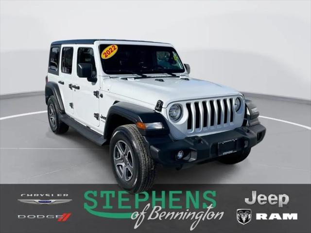2022 Jeep Wrangler Unlimited Sport S 4x4 for sale in Bennington, VT