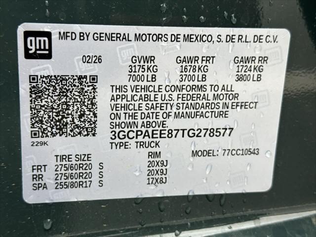 2026 Chevrolet Silverado 1500 2WD Crew Cab Short Bed LTZ