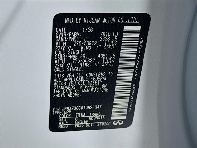 2026 INFINITI QX80 AUTOGRAPH AWD