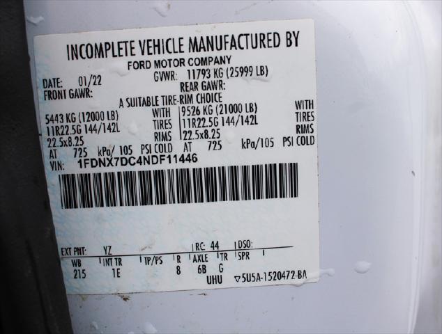 2022 Ford F-750 Unknown