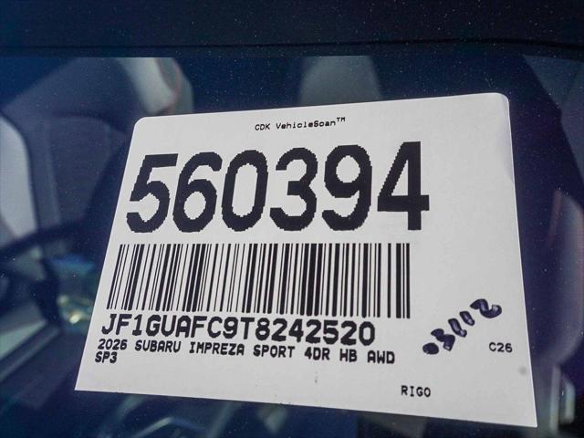 2026 Subaru Impreza Sport