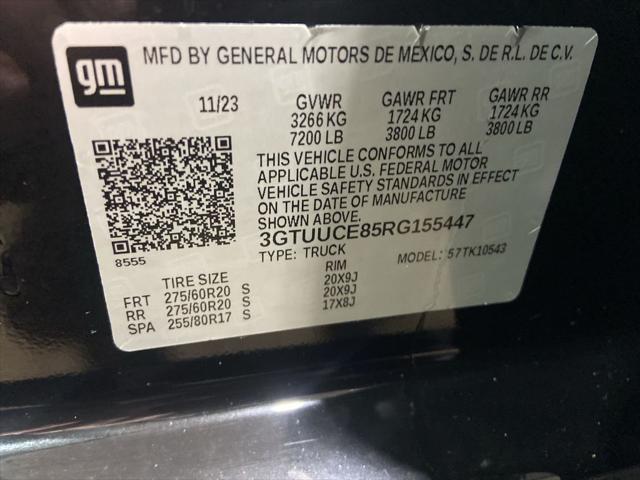 2024 GMC Sierra 1500 4WD Crew Cab Short Box Elevation with 3SB
