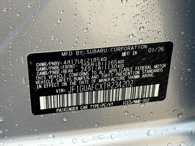 2026 Subaru Impreza Sport