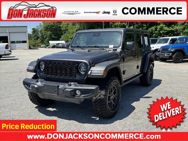 2025 Jeep Wrangler 4xe Willys 4xe for sale in Commerce, GA